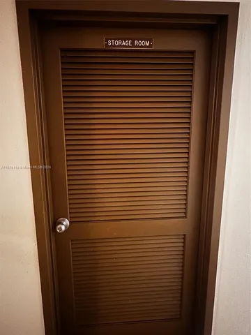 a view of water heater room