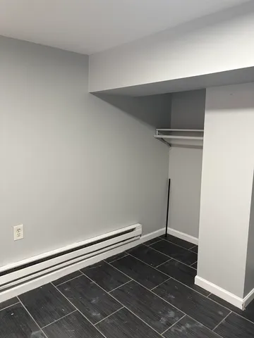 a view of a livingroom with an empty space