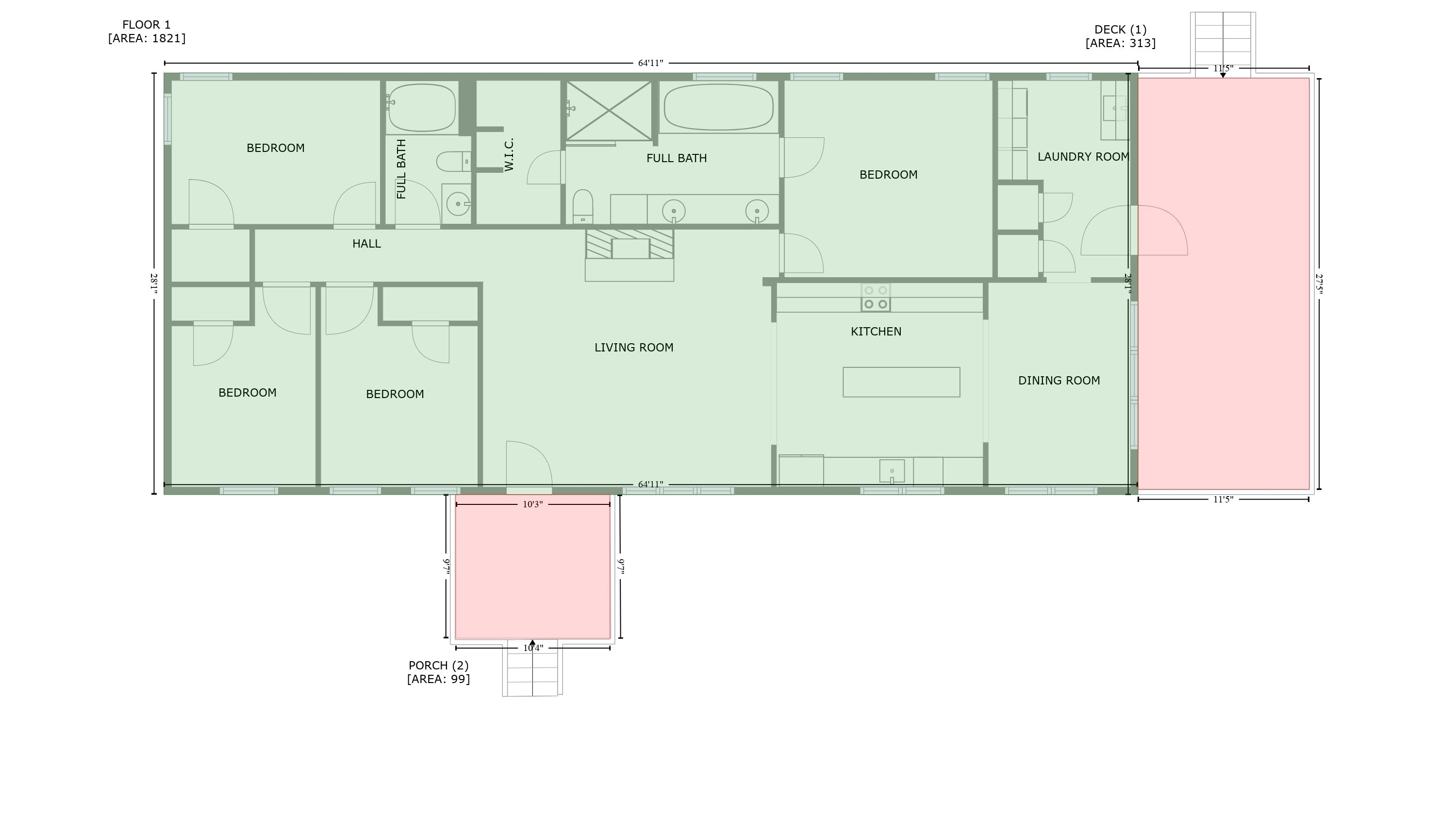 35641 County Road 39 Stapleton, AL 36578 - Photo 45 of 46 Floor plan