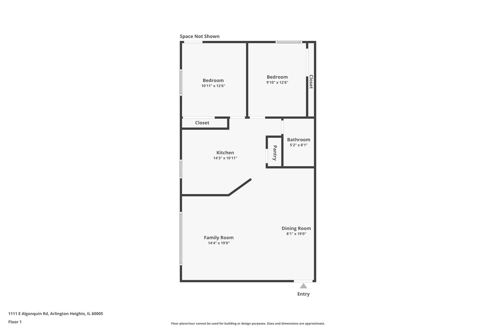 1111 East Algonquin Road, Unit 1 Arlington Heights, IL 60005 - Photo 42 of 42 a picture of a floor plan