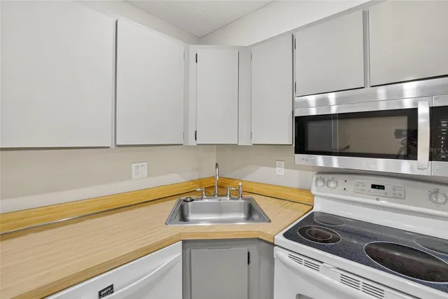 a view of a livingroom with a chandelier