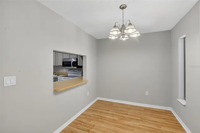 a view of a park with plants and trees