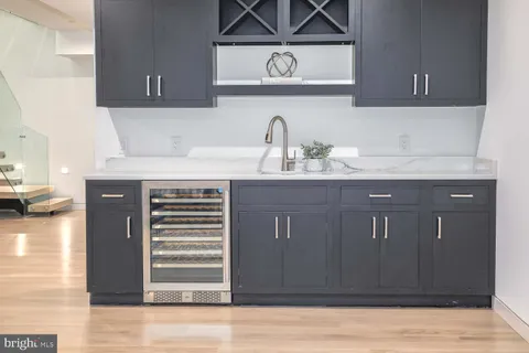 a backyard of a house with seating space