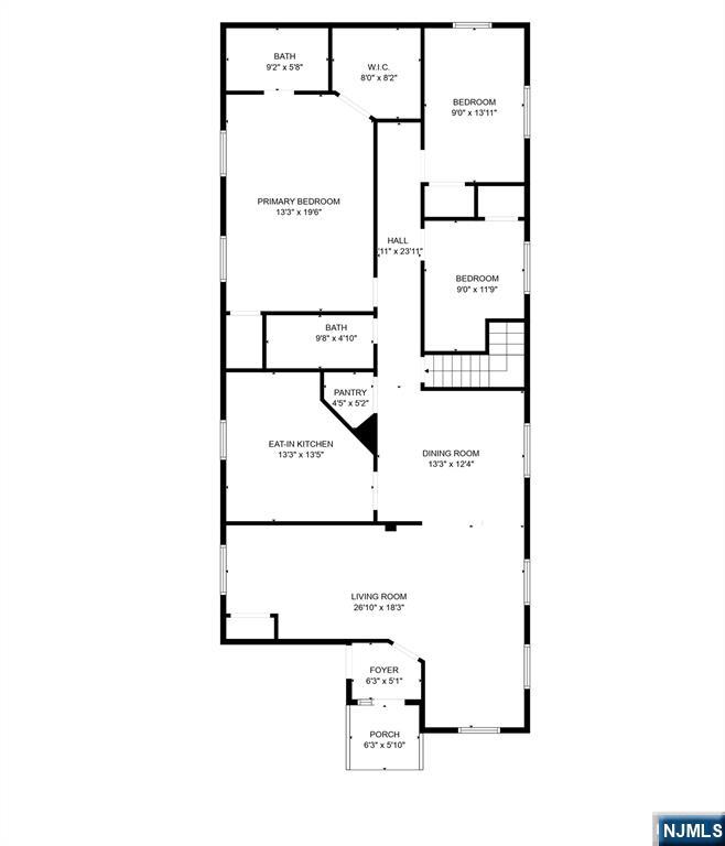 53 Passaic Avenue Nutley, NJ 07110 - Photo 41 of 42 a picture of a floor plan