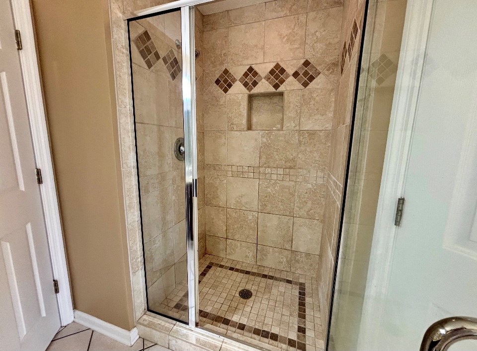 205 Morton Court Fortson, GA 31808 - Photo 11 of 23 a bathroom with a shower