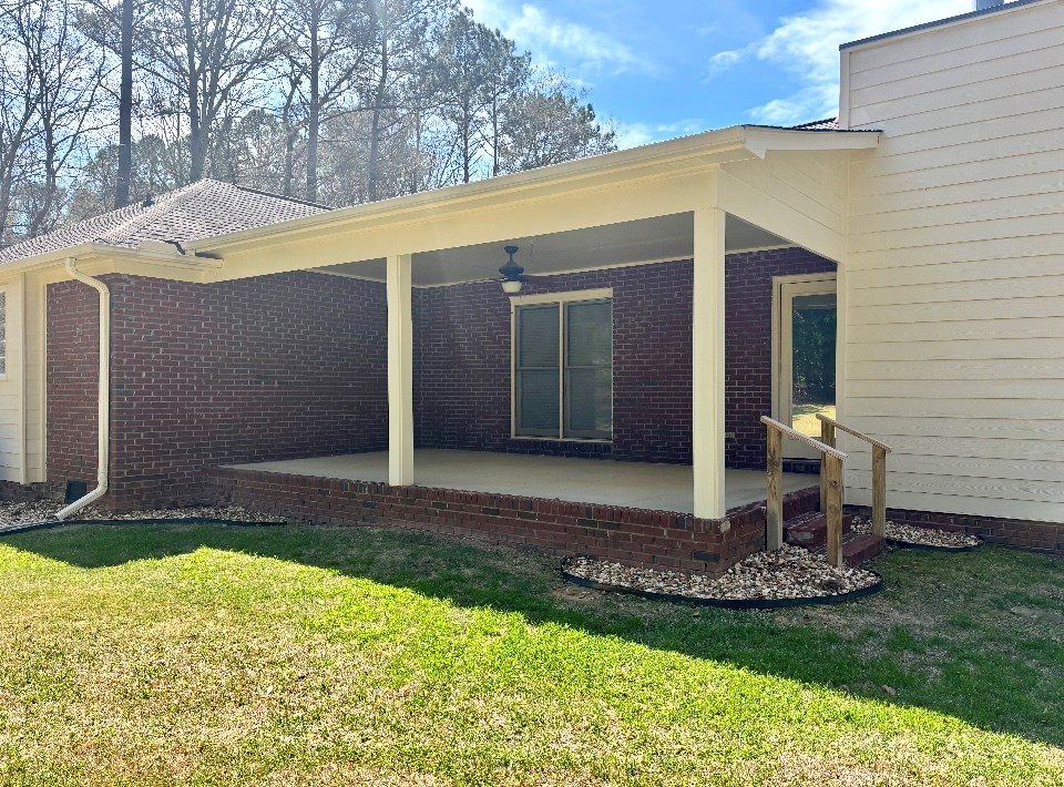 205 Morton Court Fortson, GA 31808 - Photo 20 of 23 a front view of a house with garden