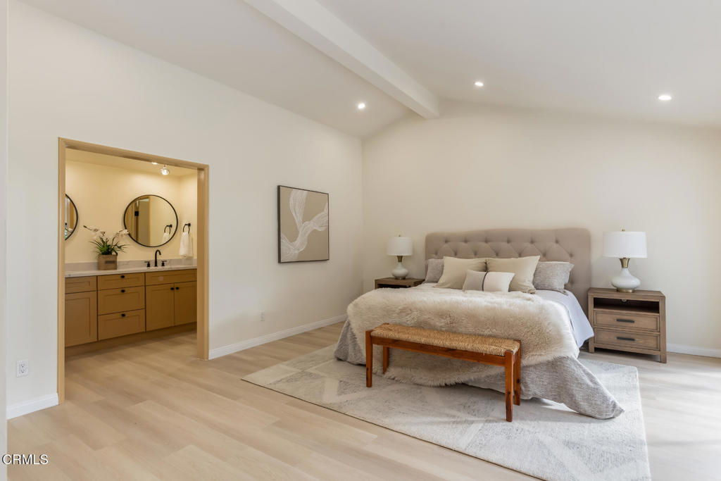 11772 Monte Leon Way Porter Ranch, CA 91326 - Photo 31 of 58 a bedroom with a bed and a dresser