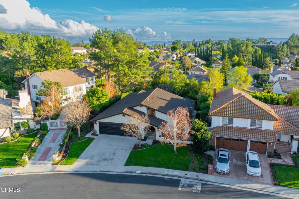 11772 Monte Leon Way Porter Ranch, CA 91326 - Photo 56 of 58 an aerial view of a house