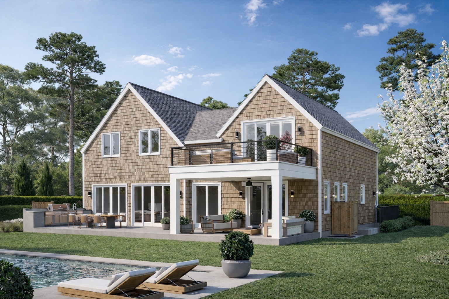 400 Division Street Sag Harbor, NY 11963 - Photo 10 of 18 a front view of a house with a yard