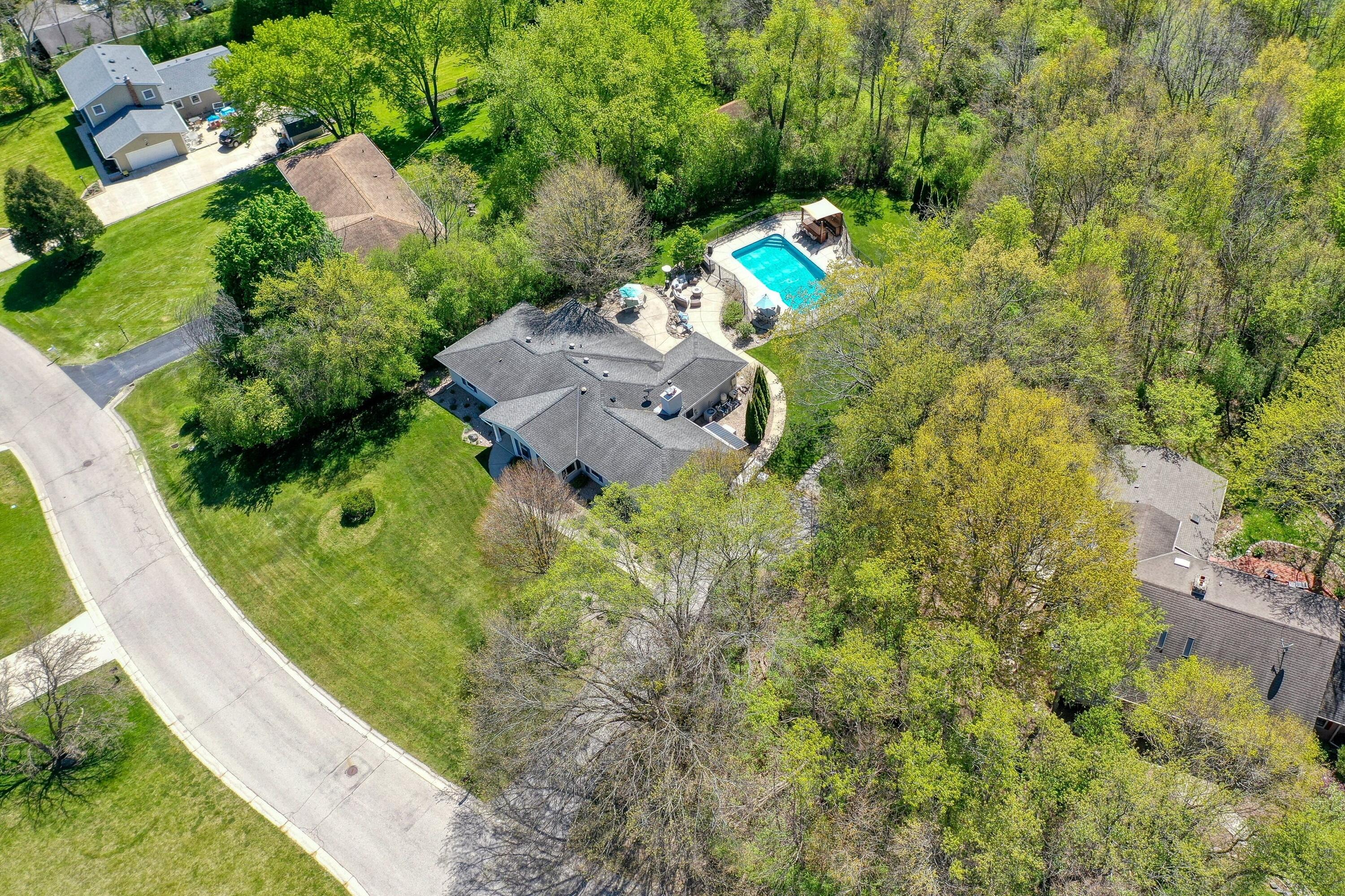 1135 South Ridgeway Road Brookfield, WI 53045 - Photo 61 of 63 Privacy and Mature Trees