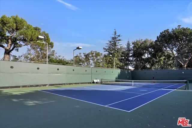 a view of a basketball court