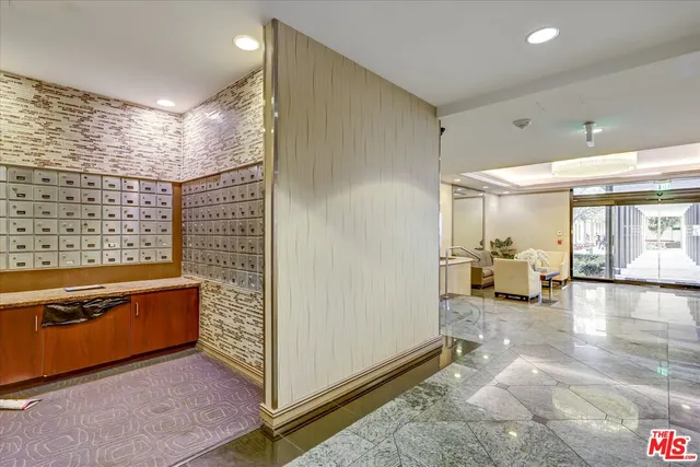 a view of a hallway and dining room