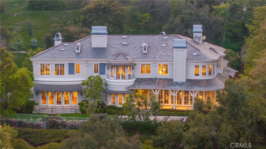 2 Shetland Coto de Caza, CA 92679 - Photo 6 of 6 an aerial view of a house with a yard and balcony