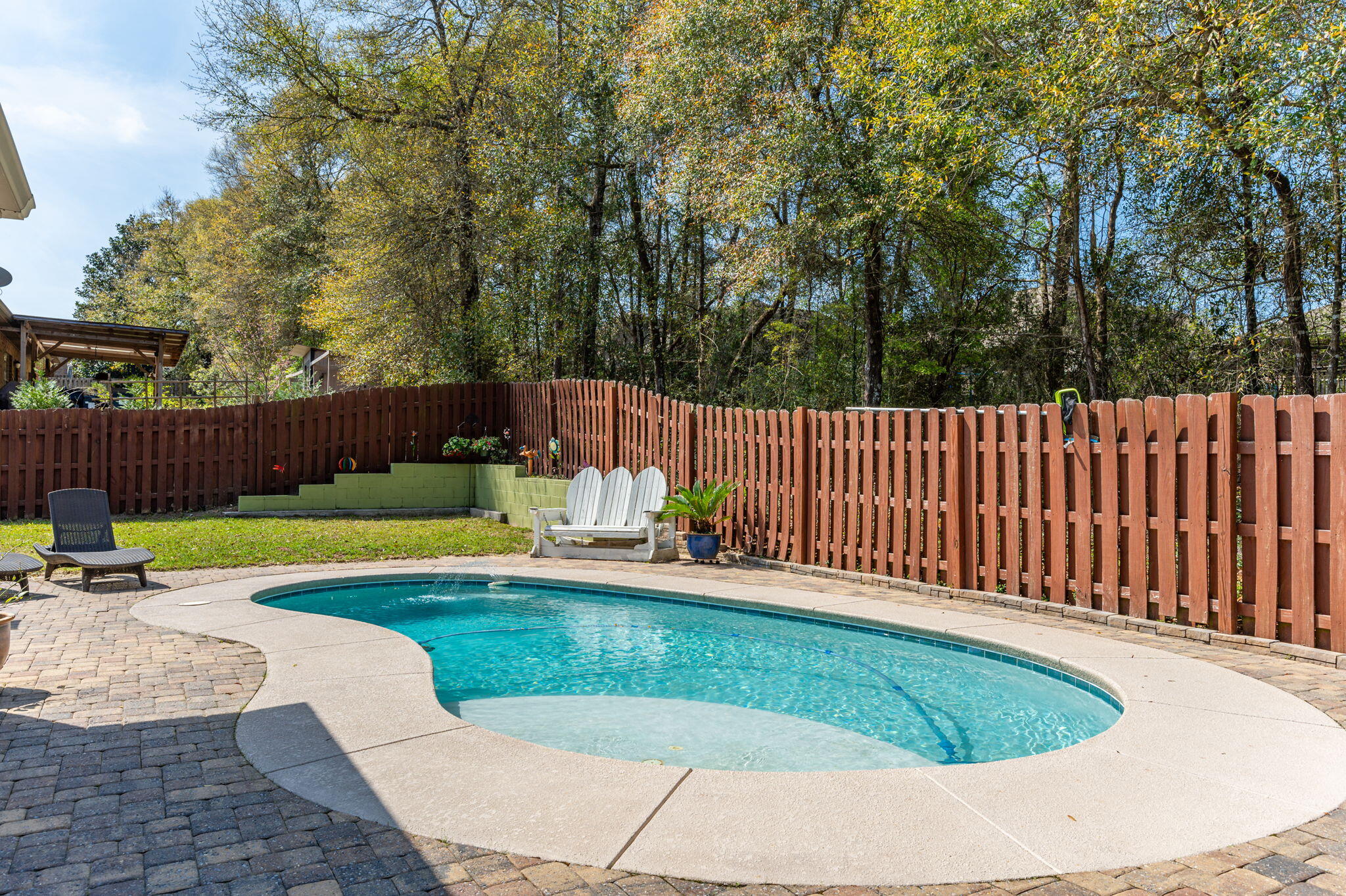 615 Red Fern Road Crestview, FL 32536 - Photo 29 of 33 a view of swimming pool and deck