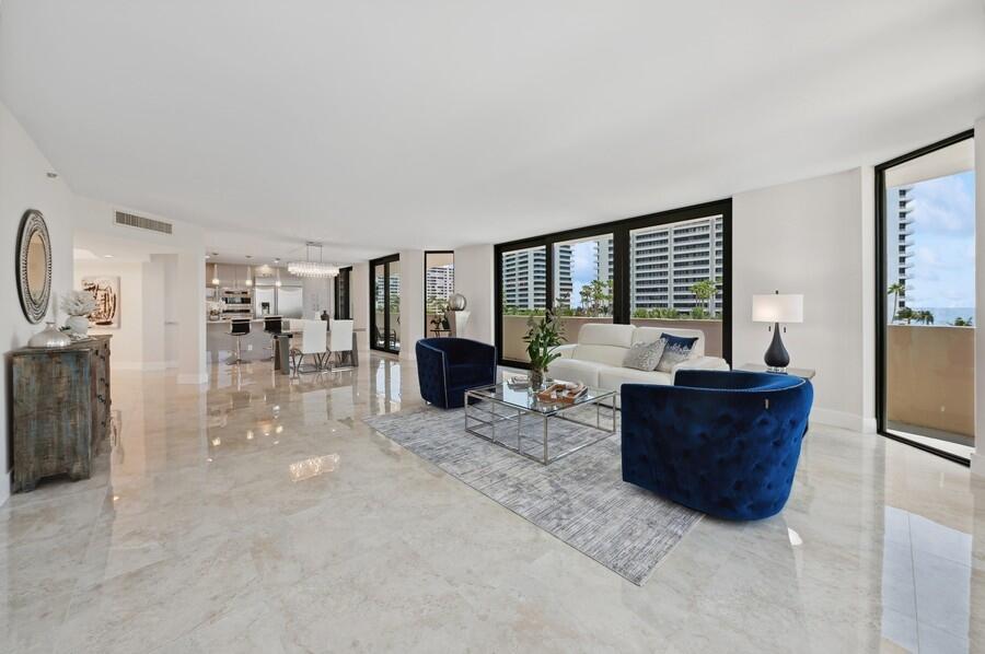 1401 South Ocean Boulevard, Unit 501 Boca Raton, FL 33432 - Photo 12 of 72 Living Room