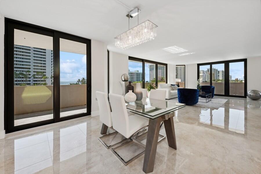 1401 South Ocean Boulevard, Unit 501 Boca Raton, FL 33432 - Photo 17 of 72 Dining Area