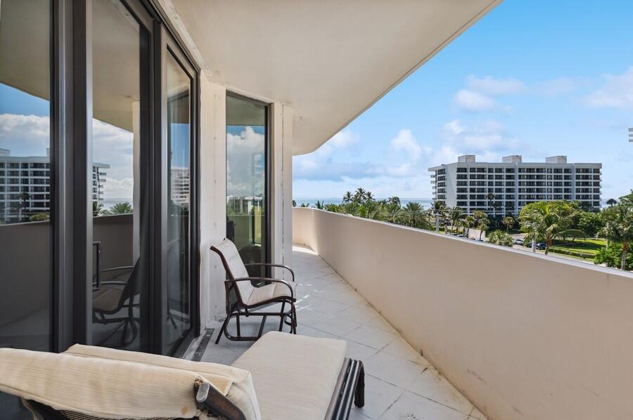 1401 South Ocean Boulevard, Unit 501 Boca Raton, FL 33432 - Photo 44 of 72 Wrap-Around Balcony