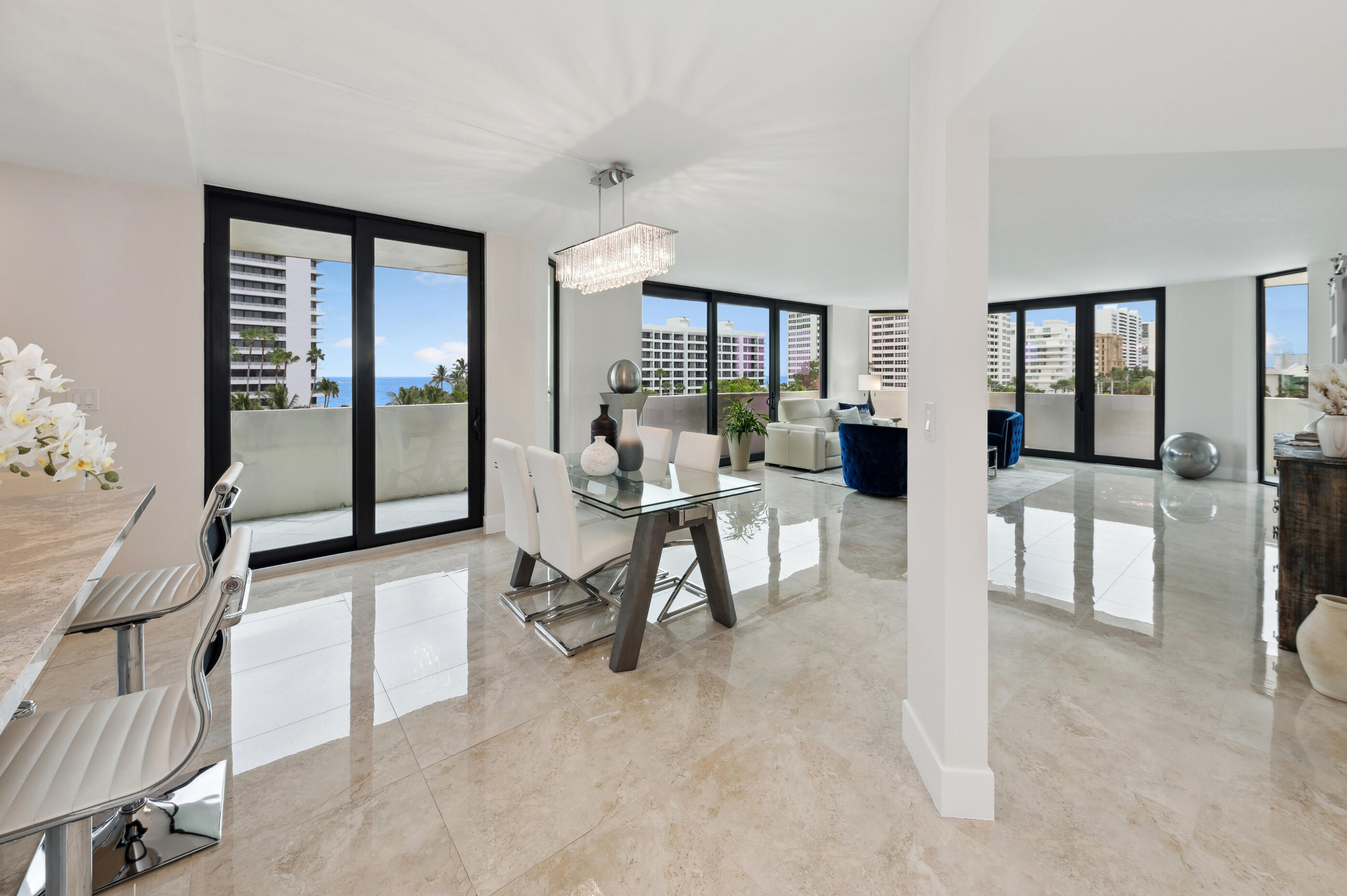 1401 South Ocean Boulevard, Unit 501 Boca Raton, FL 33432 - Photo 6 of 72 Living Room