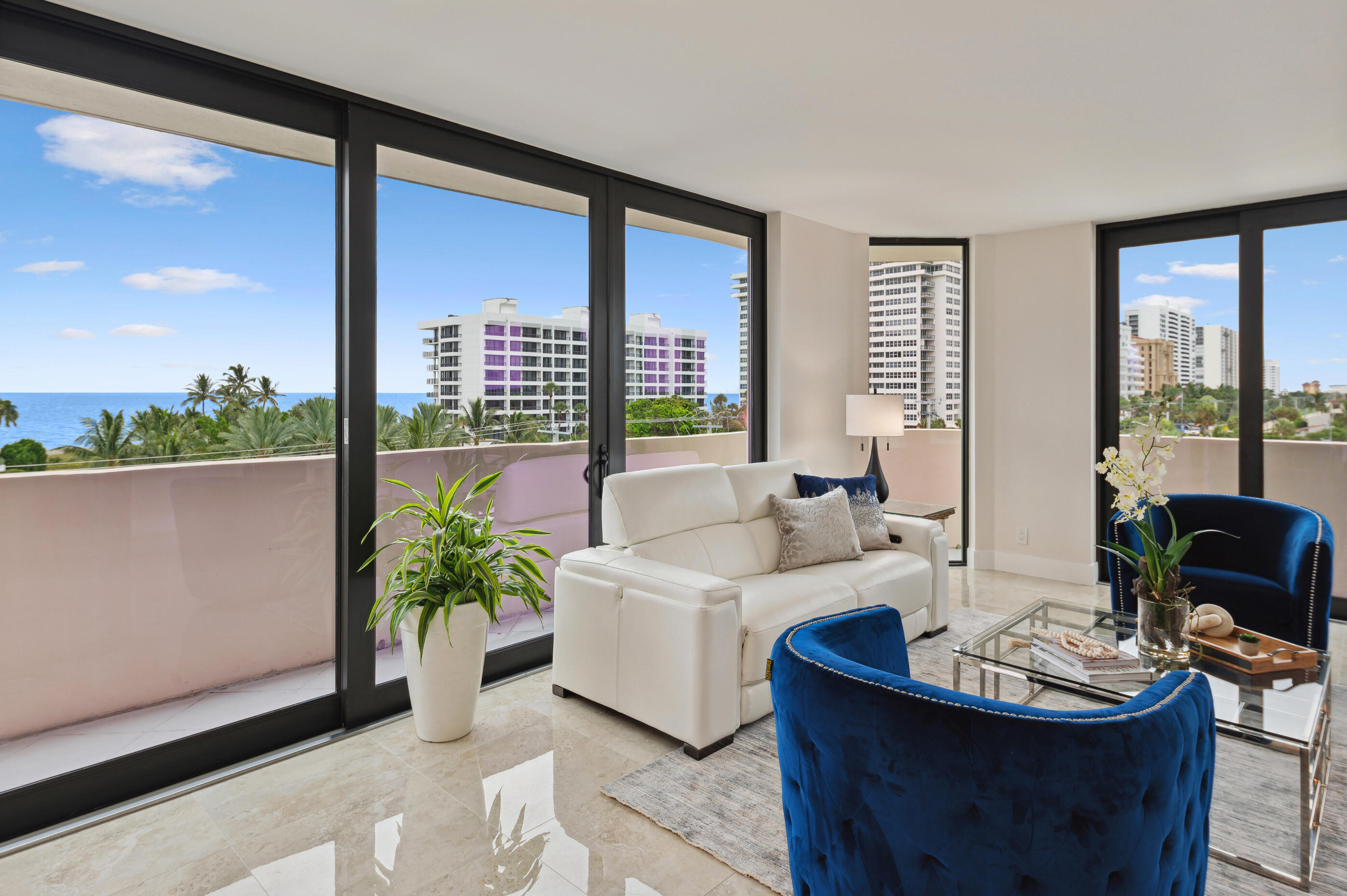 1401 South Ocean Boulevard, Unit 501 Boca Raton, FL 33432 - Photo 7 of 72 Living Room