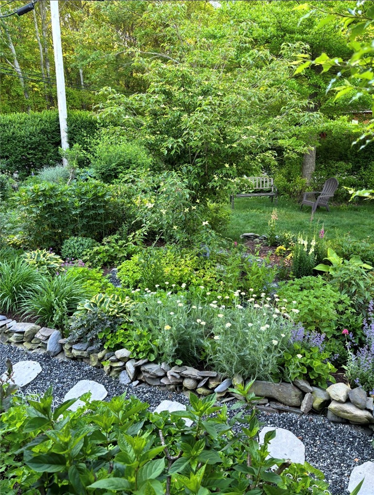 80 Spindrift Street Jamestown, RI 02835 - Photo 34 of 46 Summer gardens side/rear yard