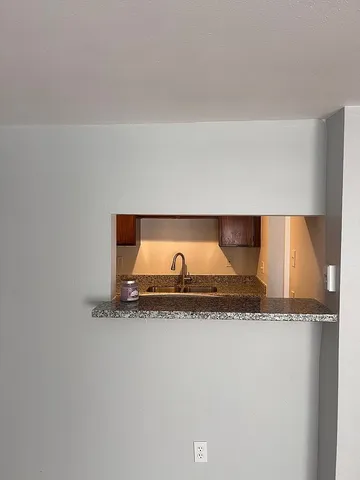 a view of wooden cabinet