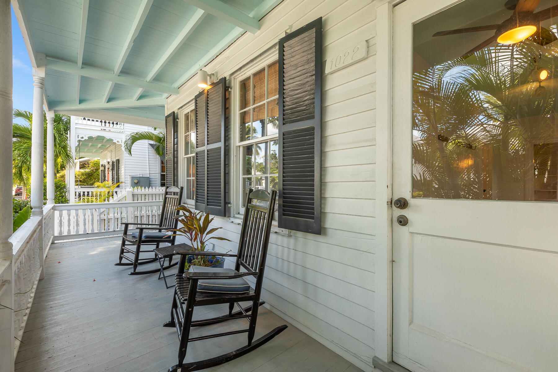 1022 Fleming Street Key West, FL 33040 - Photo 55 of 58 a view of a balcony with chairs
