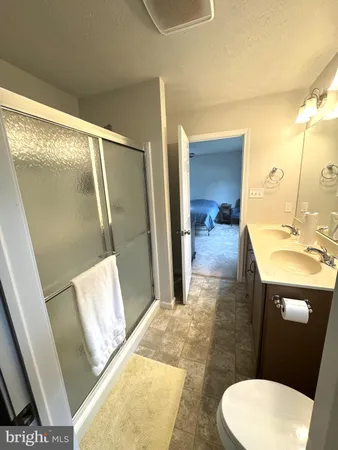 a view of a storage and utility room