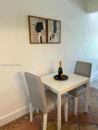 a view of a livingroom with furniture