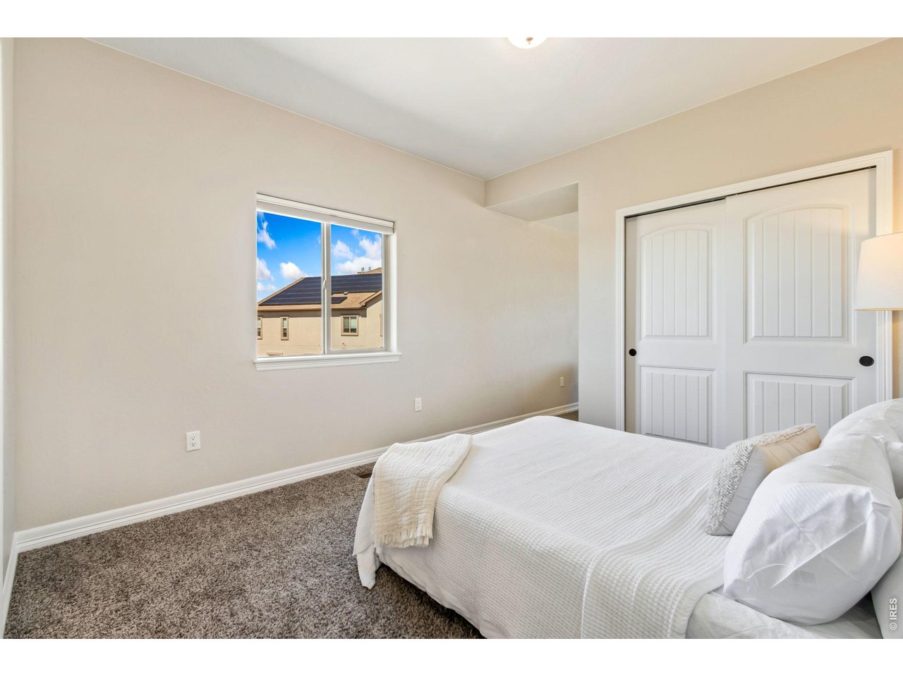 5531 Teeling Court Timnath, CO 80547 - Photo 19 of 48 a bedroom with a bed and a painting on the wall