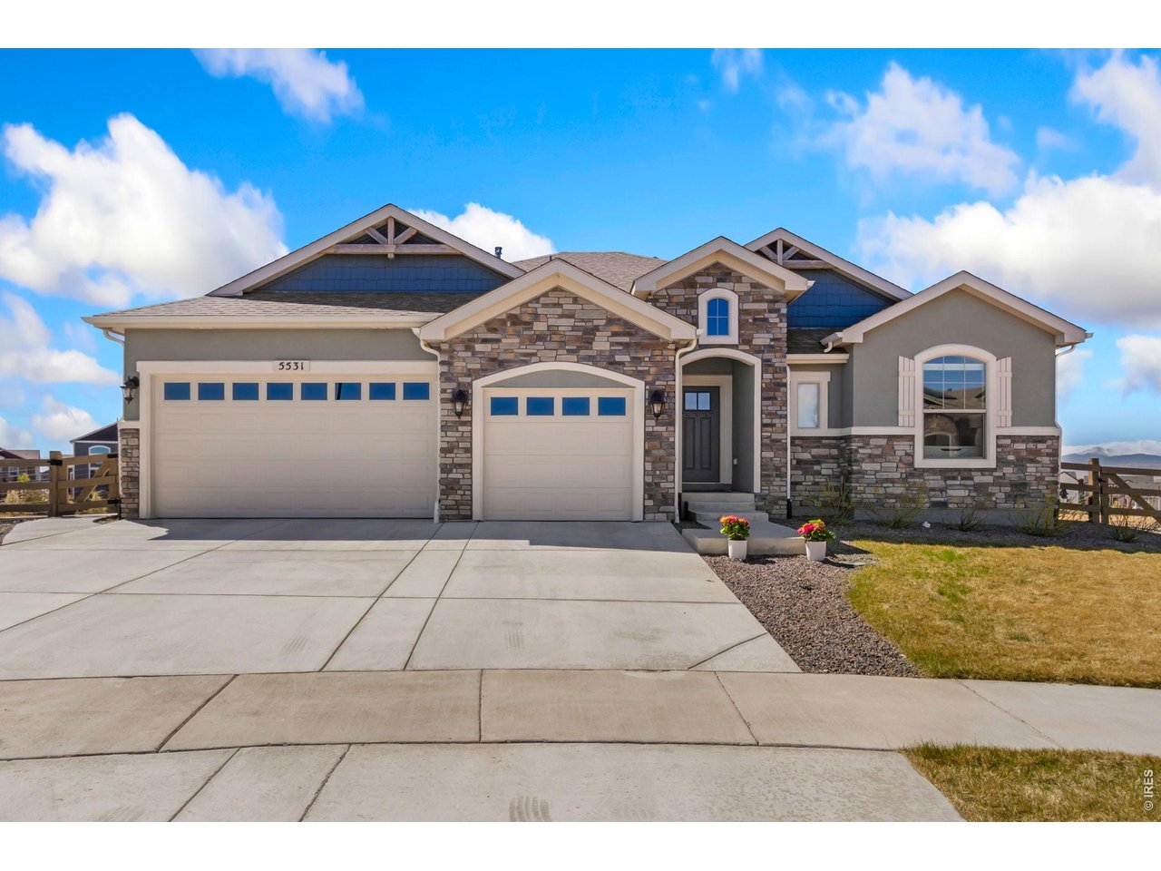 5531 Teeling Court Timnath, CO 80547 - Photo 47 of 48 a front view of a house with entertaining space