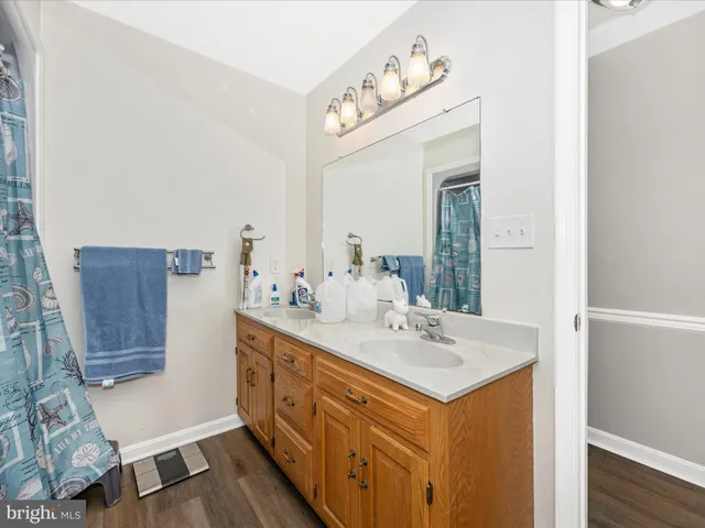 a view of a room with racks