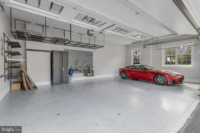 a building outdoor space with seating space