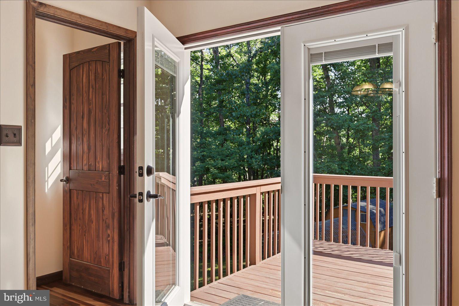 323 South Timber Ridge Road Cross Junction, VA 22625 - Photo 28 of 109 Inviting entry to a serene deck.