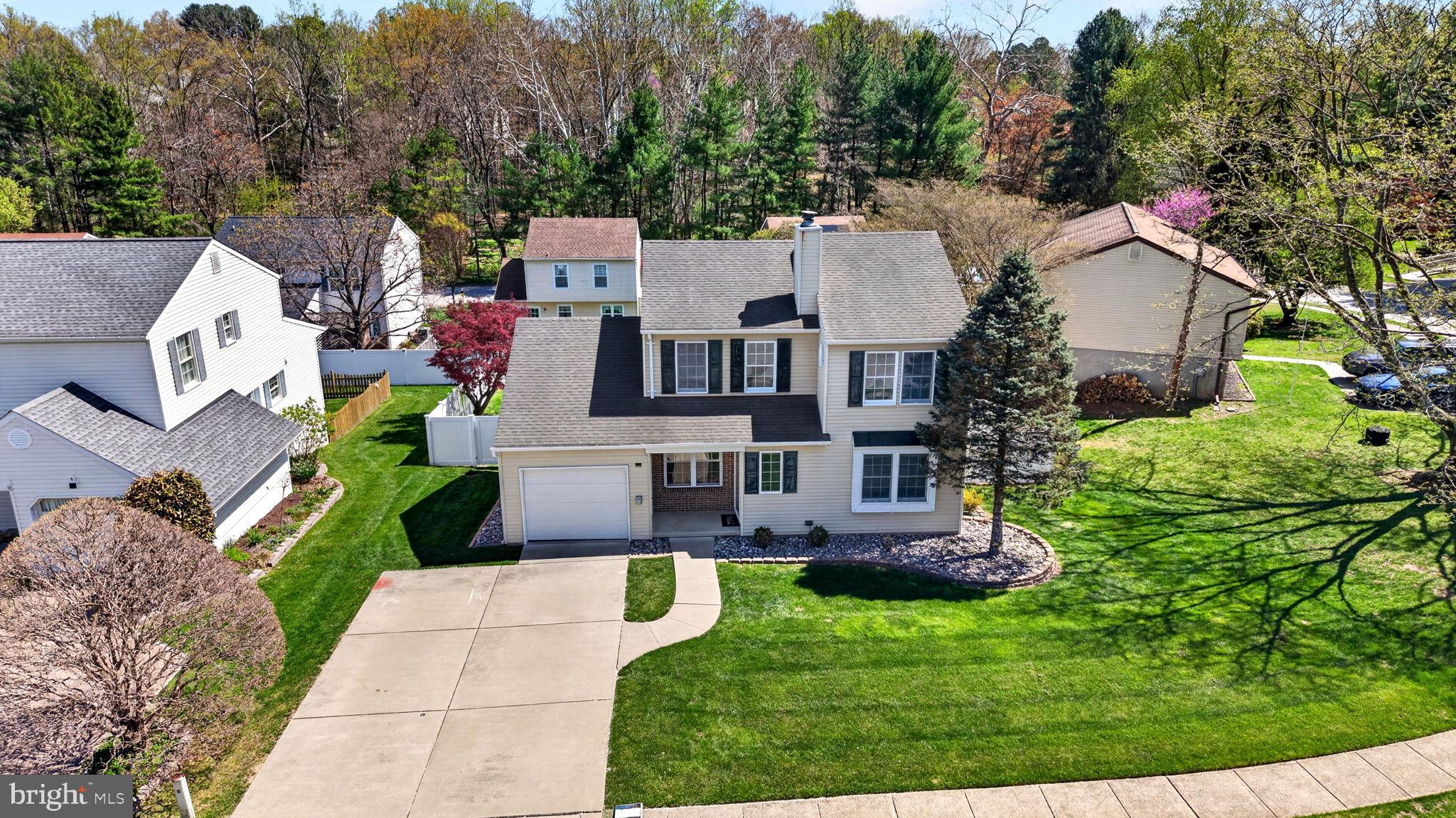 9331 Oak White Road Nottingham, MD 21236 - Photo 32 of 34 an aerial view of a house with garden