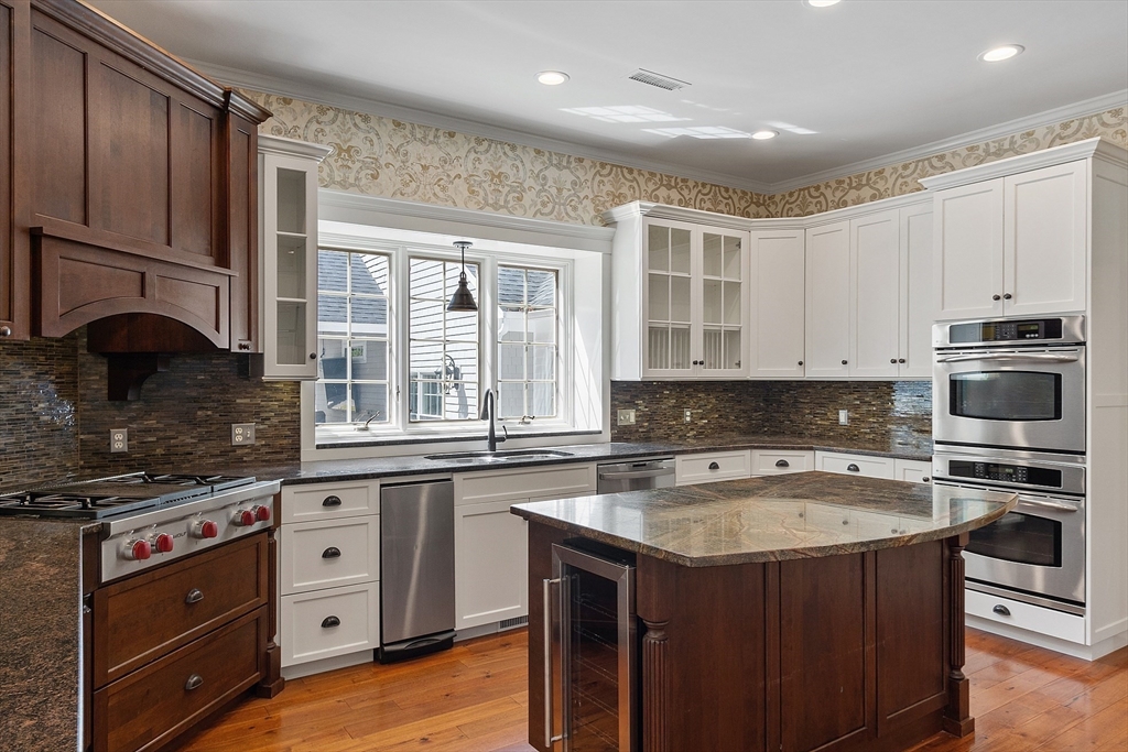 40 Grandview Road Chelmsford, MA 01824 - Photo 14 of 42 a kitchen with a sink stove and microwave