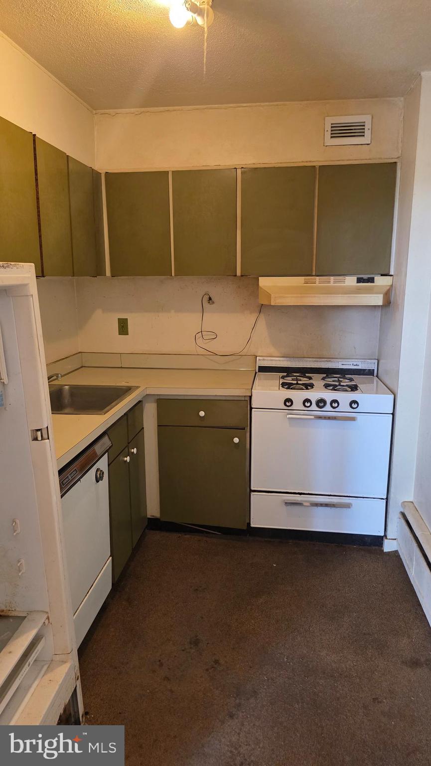 490 M Street Southwest, Unit W705 & 709 Washington, DC 20024 - Photo 30 of 37 a kitchen with a sink a stove and cabinets