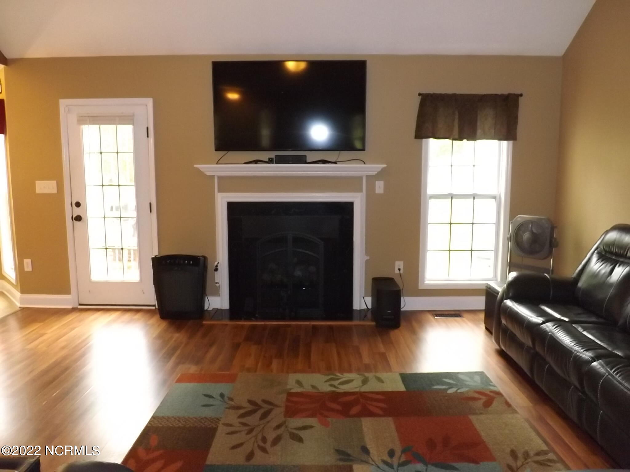 12620 Barnes Bridge Road Laurinburg, NC 28352 - Photo 12 of 53 Living Room has fireplace with gas logs