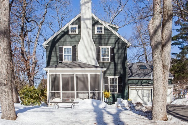 38 Dwhinda Road Newton, MA 02468 - Photo 29 of 30 a front view of a house with a yard