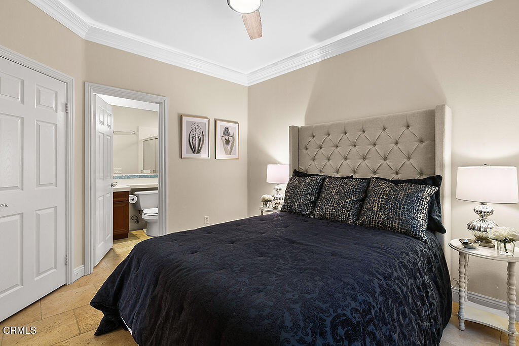 14216 Oneida Court Moorpark, CA 93021 - Photo 11 of 75 a bedroom with a bed and walk in closet