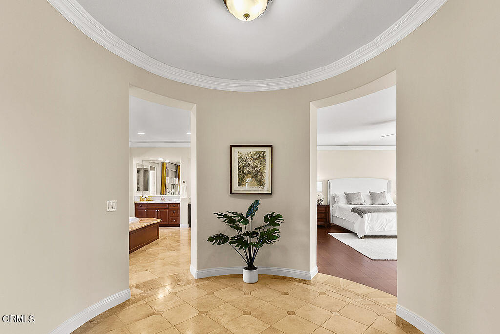 14216 Oneida Court Moorpark, CA 93021 - Photo 50 of 75 a view of a hallway with a livingroom and a living room