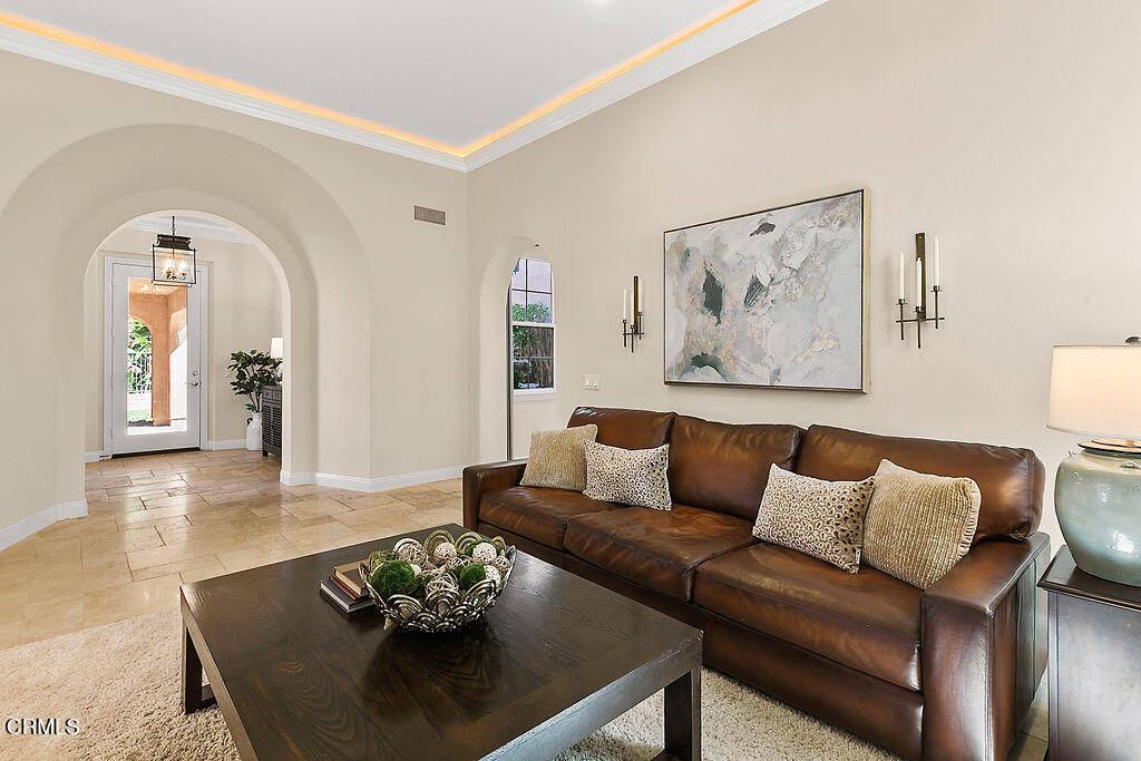 14216 Oneida Court Moorpark, CA 93021 - Photo 8 of 75 a living room with furniture flowerpot and wooden floor