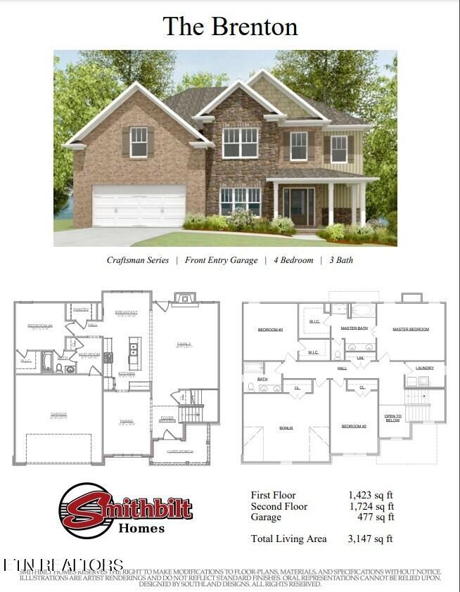 174 Kingberry Street, Unit LOT 25Q Oak Ridge, TN 37830 - Photo 2 of 27 Brenton Craftsman Front Entry