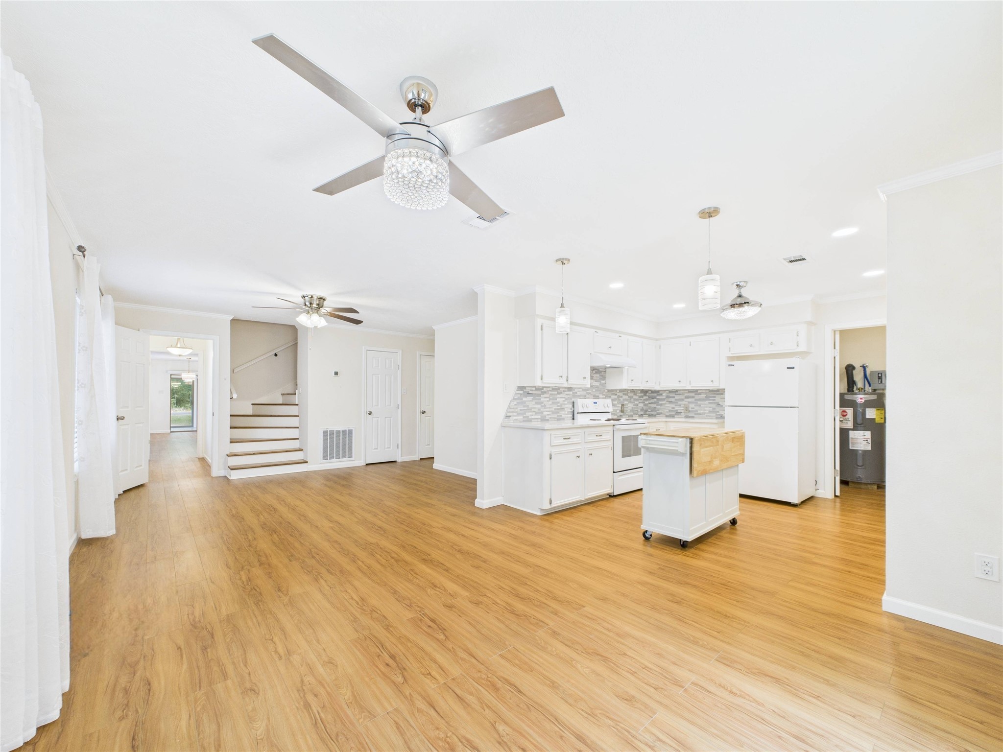 36 Corkwood Trinity, TX 75862 - Photo 13 of 49 View from Breakfast area looking into the kitchen and living area.