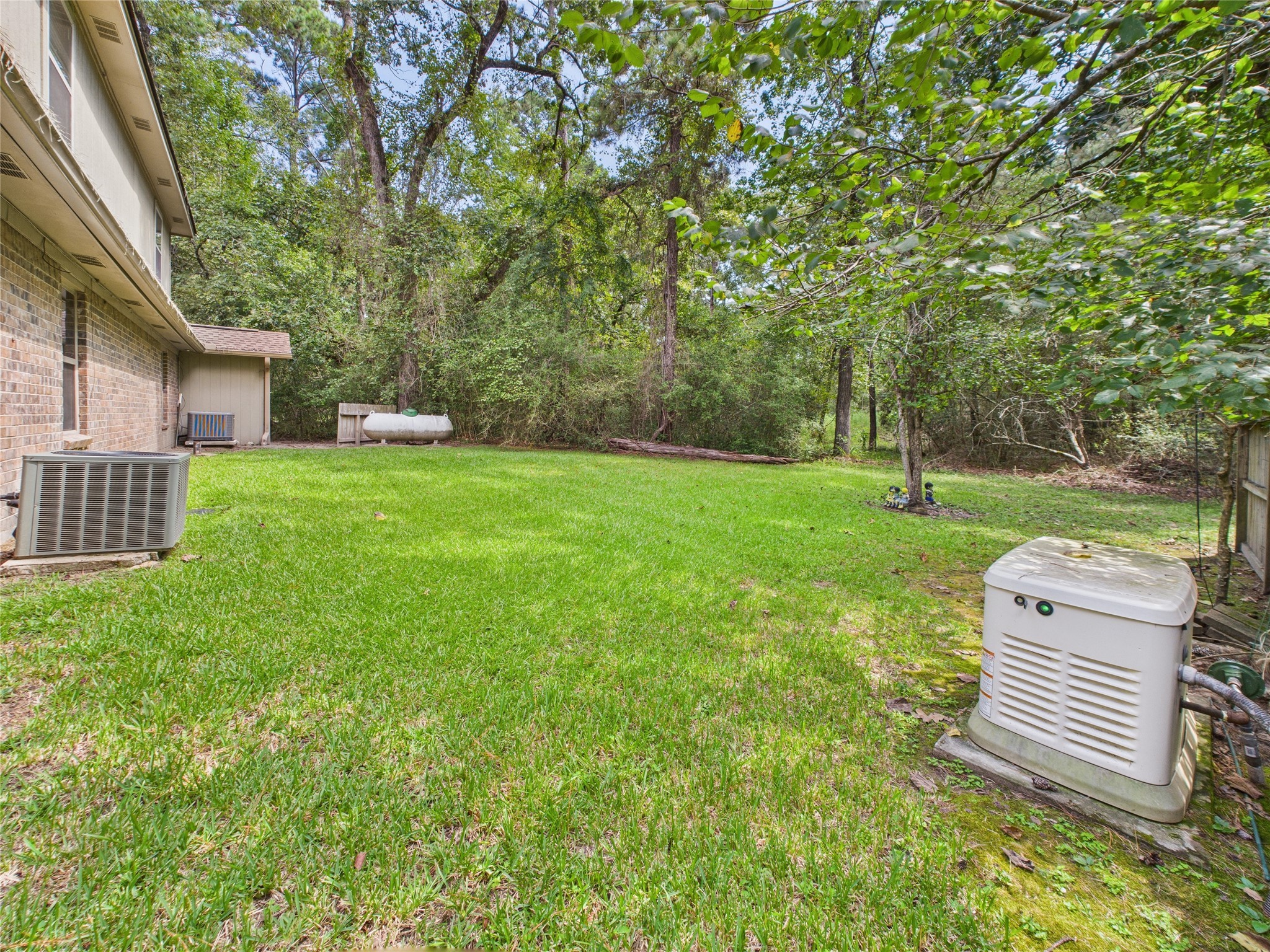 36 Corkwood Trinity, TX 75862 - Photo 8 of 49 a view of a backyard with a garden