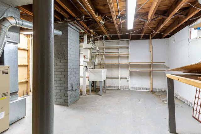 a view of store room with racks