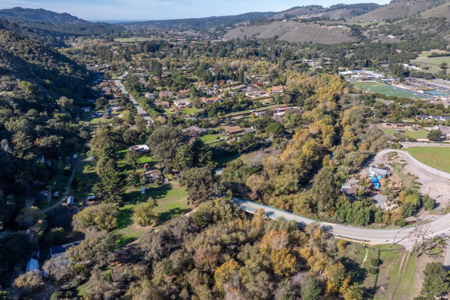 27415 Schulte Road Carmel, CA 93923 - Photo 27 of 30 an aerial view of residential house and outdoor space