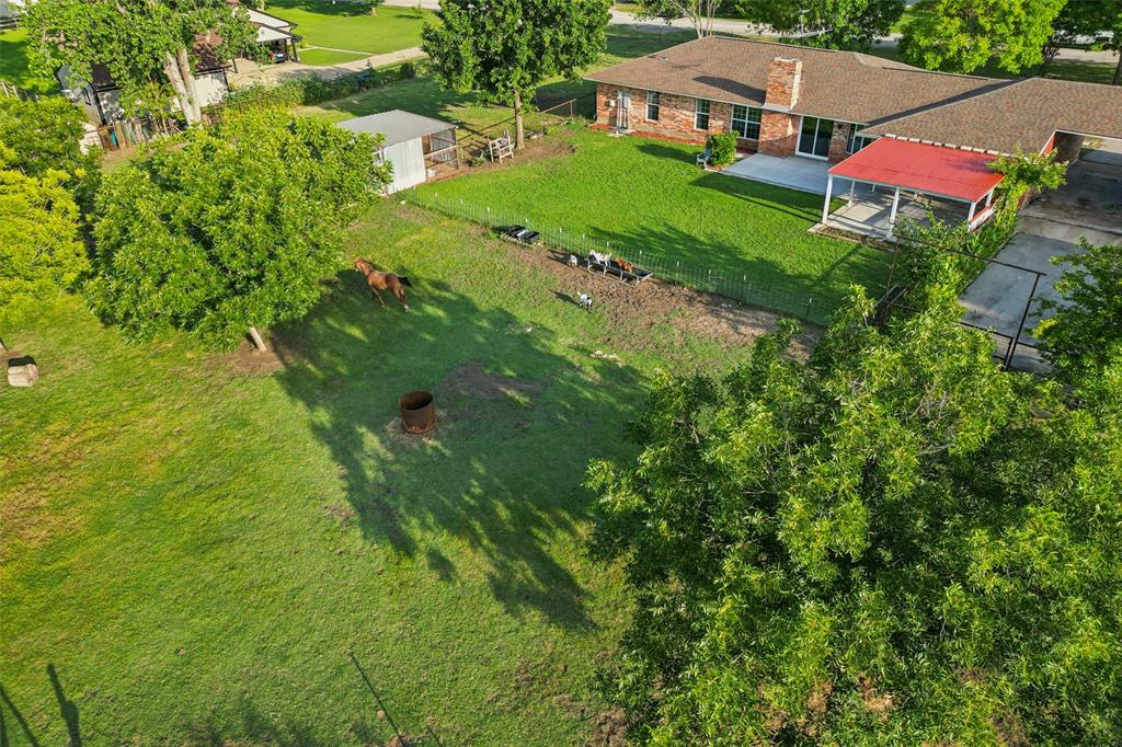 1 Glen Cove Circle Lucas, TX 75002 - Photo 25 of 37 an aerial view of residential houses with outdoor space and trees