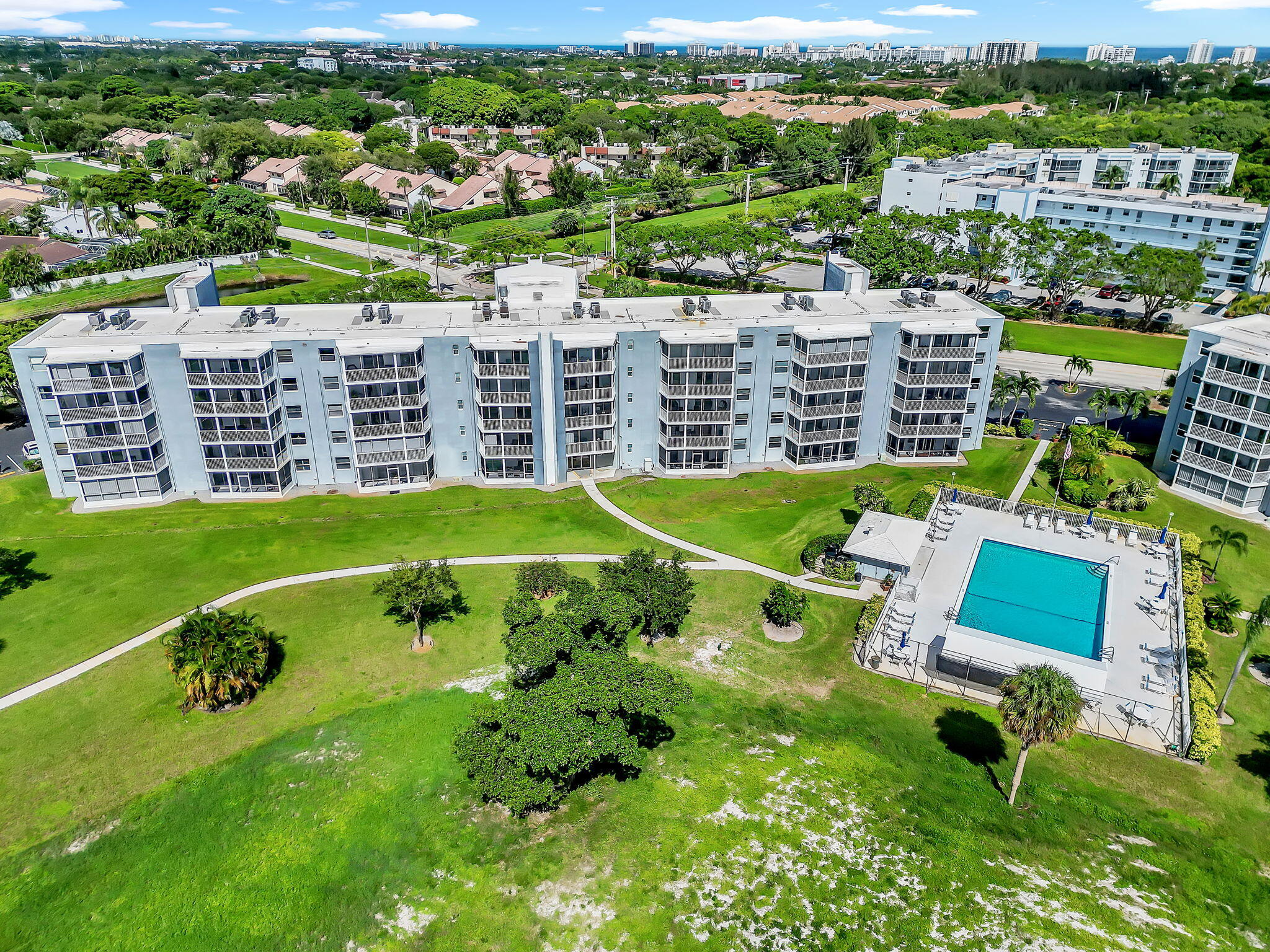 6699 Northwest 2nd Avenue, Unit 416 Boca Raton, FL 33487 - Photo 27 of 28 Aerial Back 2