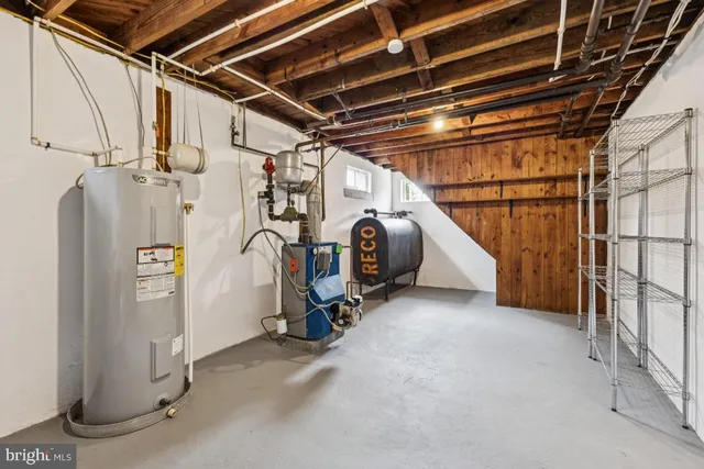 a view of a storage room
