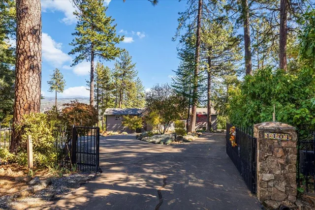 a house view with a seating space